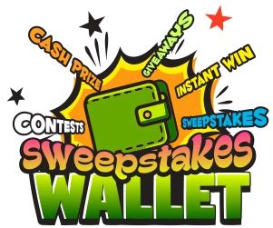 sweepstakes wallet.